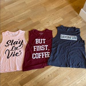 Target sleeveless Tees